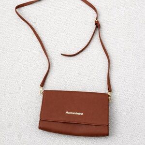 Montana West Brown Crossbody Envelope Bag